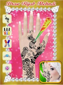 La mano del arte hijab - 3D la imagen de la mano
