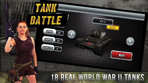 El tanque de batalla en 3D: imagen de la Segunda Guerra Mundial