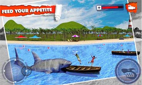 imagen Tiburón 3D Simulator enojado