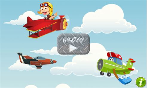 Juegos de avión imagen para niños pequeños