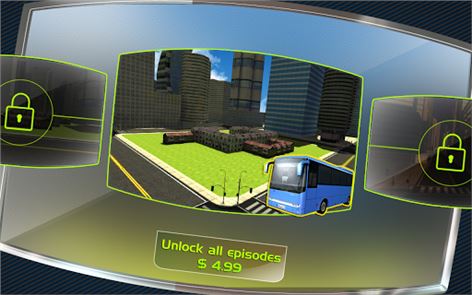 imagen 3D del conductor del autobús