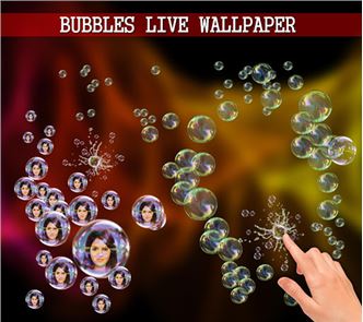 Photo Bubbles Live Wallpaper image