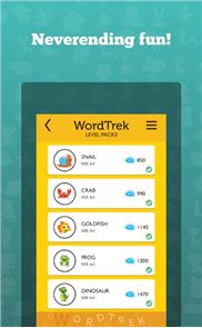 palavra Trek - imagem app jogo de cérebro