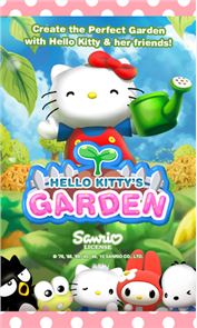 imagen jardín de Hello Kitty