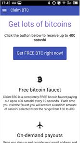 ClaimBTC – free bitcoin faucet image