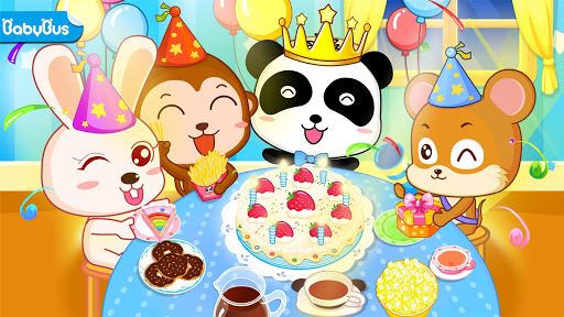 imagem da festa de aniversário da panda do bebê