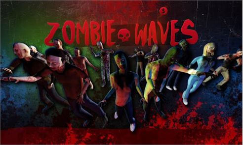 3D imagen Ondas del zombi