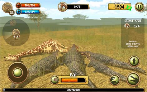 Selvagem Crocodile Simulator imagem 3D