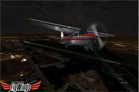 Flight Simulator Night NY Free image