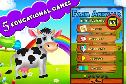 Farm Animals imagem Criança por