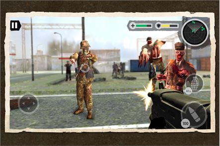 Combate Zombie: Iniciar chamada imagem 3D