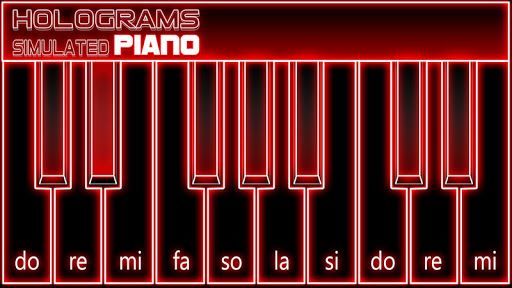 imagem Prank holograma Piano