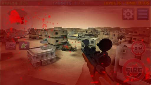 Comando imagen de francotirador asesino 3D