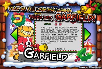 Garfield guarda la imagen Vacaciones