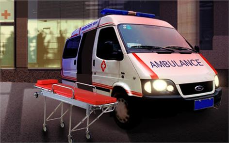 Ambulancia Aparcamiento imagen ampliada 3D