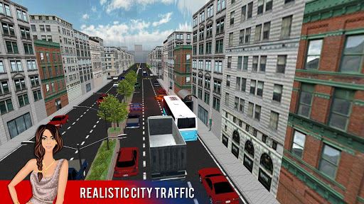 la imagen de la ciudad de conducción 3D