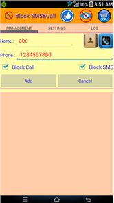 Block SMS And Call image