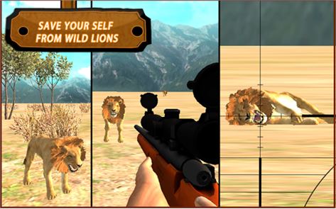 Lion Hunting Challenge 3D image