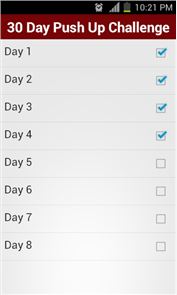 30 Day Push Up Challenge image