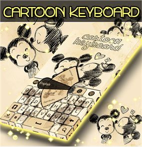 Cartoon Keyboard Theme image