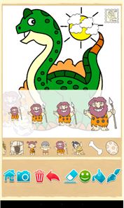 Dino Coloring Game image