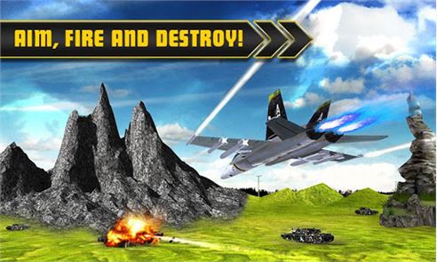 Fighter Jet Tanks Strike War image