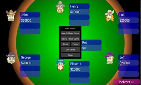 imagem off-line de Poker Texas Hold'em