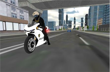 imagen Policía Moto Bike Simulador 3D