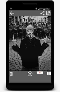 Anonymous Mask Photo Maker Cam image