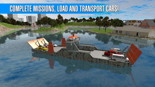Cargo Ship Car Transporter 3D image