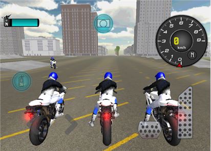 Rápido Motorcycle driver imagem 3D