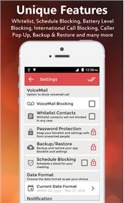 VBlocker: Ligue e imagem SMS Blocker