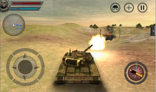 Tanque Blitz Ataque: imagem Guerra Panzer