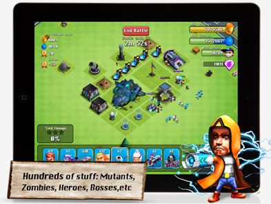 Apoc Guerras: Clash imagem Zombies de