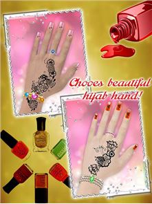 Hijab Hand Art - 3D Hand image