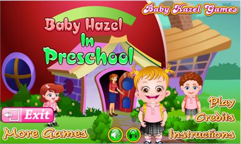 Hazel bebé En la imagen preescolar