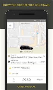 Addison Lee - App imagen Taxi