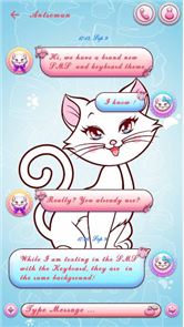 Imagen por tema FREE-GO SMS encantador del gatito