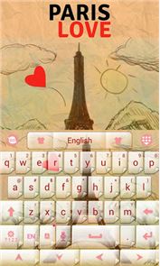 Paris Love GO Keyboard image