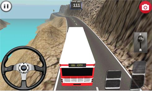 Bus velocidade de condução imagem 3D