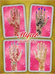 La mano del arte hijab - 3D la imagen de la mano
