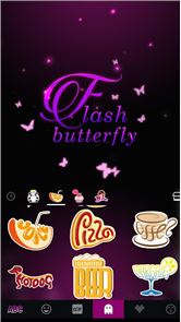 imagem Teclado de flash borboleta Kika