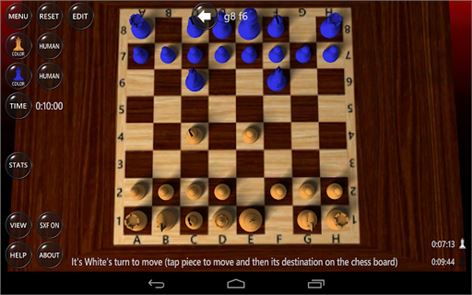 3D la imagen del juego de ajedrez
