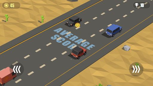 blocky Cars: imagem Traffic Rush