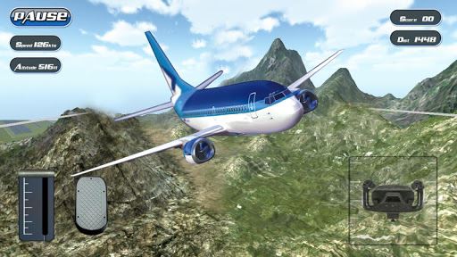 Simulador de voo : Imagem 3D voar