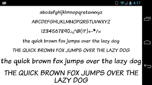 Fonts for FlipFont 50 Clean image