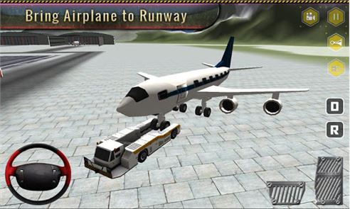 Airport Plane Ground Staff 3D image