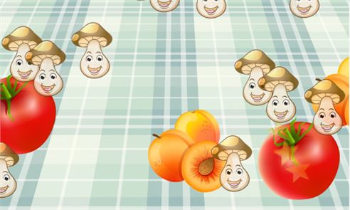 Frutas Verduras imagen para niños pequeños