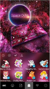 Space Dust Emoji Kika Keyboard image