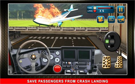 911 Rescue Fire Truck 3D Sim image